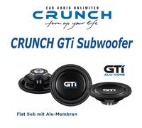 Crunch GTi124 | Caisson de basses plat 30 cm (12')
