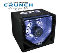 Caisson de basses CRUNCH GTO-10BP GROUND POUNDER 25 cm passe-bande unique 600...