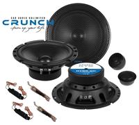 Crunch GTS-6.2C 16,5 cm, 6,5" 2 voies composants système haut-parleur 200 watts