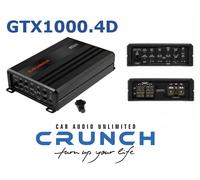 Amplificateur numérique 4 canaux compact Crunch GTX1000.4D classe D 1000 watts