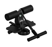 crunchh Bar - Sit-Up Bar - Sit Up Assistant Device | Ab Core Trainer With Suction Cups & Pull Rope | Multifunctional Fitness Equipment With Smart Counting Display For Abs Waist Leg Training