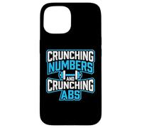 Crunching Numbers and Crunching Abdos Finance Fitness Workout Coque pour iPhone 15