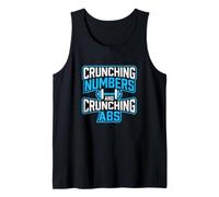 Crunching Numbers and Crunching Abdos Finance Fitness Workout Débardeur
