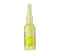 Crunchleplay Bottle de Jouets, Bouteille de Chiot Toys à Mastication - Interactive Chiot Squeaky Play Trucs - Pet Care Children's Play Tennis Bottle with Tennis Ball à l'intérieur, pour Le