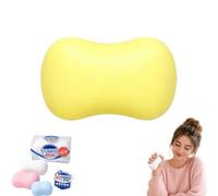 Crunchy Soap Squishy, Realistic Savon Stress Ball, Slow Rising Balle sensorielle texturée croustillante Anti-Stress, idéale pour gérer l'anxiété Lors de fêtes (Savon- Jaune)