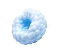 Crunchy Stress Ball - Stretchy Squeeze Fidget Toy Sensory | Hand Strengthener Anti Stress Relief Crinkle Texture Design Portable Calm Focus Tool for Kids, Teens, Adults, Work Or Travel