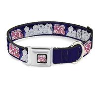 Crunchyroll Collier pour chien avec boucle de ceinture de sécurité en métal Ouran High School Host Club Doodle et logo Violet, 28 à 41,5 cm de large