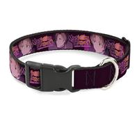 Crunchyroll Collier pour Chien avec Boucle en Plastique Mushoku Tensei Rudeus et Paul Pose et Logo Title Rose, 50,8 à 78,7 cm de Large