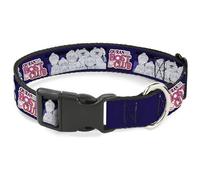 Crunchyroll Collier pour chien avec boucle en plastique Ouran High School Host Club Doodle et logo Violet, 38,1 à 61 cm de large