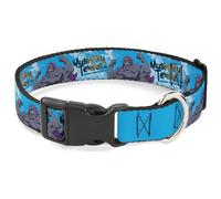 Crunchyroll Collier pour Chien avec Boucle en Plastique, Pose Flexible Mushoku Tensei Badigadi et Logo Bleu, 21,6 à 30,5 cm de Large