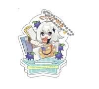 Crunchyroll Genshin Impact Genshin Fes 2021 Porte-clés en acrylique Paimon, coloré, Taille unique