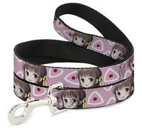 Crunchyroll Laisse pour Animal Domestique, Panier de Fruits, Chibi tohru Honda et Kimono Boule de Riz Rose, 1,2 m de Long et 1,3 cm de Large