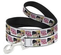 Crunchyroll Laisse pour chien Ouran Host Club Kyoya Haruhi et Antoinette Pose Blanc 1,2 m de long 3,8 cm de large