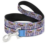 Crunchyroll Laisse pour chien Ouran Host Club Seven Character Sushi Pose Rose Bleu 1,2 m de long 2,5 cm de large