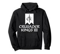Crusader Kings III game logo white Sweat à Capuche