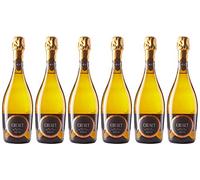 CRUSET - Vin Mousseux Demi-Sec - Blanc de Blancs - Origine : France (6 x 0.75 l)