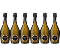 CRUSET - Vin Mousseux Extra-Dry - Blanc de Blancs - Origine : France (6 x 0.75 l)