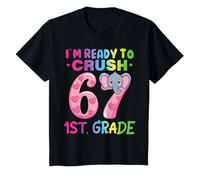 Crush 1ère Année 67 Six Seve 6-7 Italien Brainrot Kids Meme T-Shirt