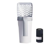 Crush De Chat Robuste | Pooper Scooper Cat | Pelle pour Les Toilettes pour Chats avec Sac | Pelle De Bonne Santé Hygiénique pour Les Chats avec Poignée Et Porte-Sac À Ordures pour Un Nettoyage Facile