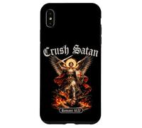 Crush Satan Saint Michel Romans Verse de la Bible Archange Ange Coque pour iPhone XS Max