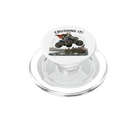 Crushing It George Washington Monster Truck 4 Juillet PopSockets PopGrip pour MagSafe