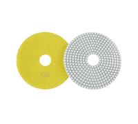 CruSio 6 Pouces 150Mm Tampons de Polissage Diamant Sec/Humide Disques de Meulage Flexibles Pour Granit Pour Granit Pierre Béton Marbre Polissage 30#/150#