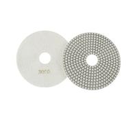 CruSio 6 Pouces 150Mm Tampons de Polissage Diamant Sec/Humide Disques de Meulage Flexibles Pour Granit Pour Granit Pierre Béton Marbre Polissage 30#/3000#