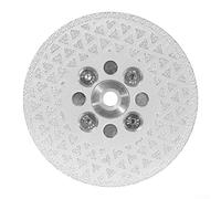 CruSio Meule Diamantée, 1 Pièce 80-125 Mm M10 M14 Meule Diamantée Disque de Lame de Coupe Pour Carrelage Granit, 100Xm10/80*M10