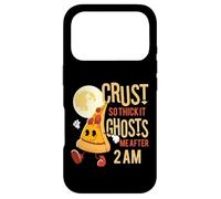Crust So Thick It Ghosts Me Funny Pizza Slice Men Women Coque pour iPhone 17 Pro