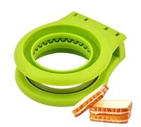 Crustless Sandwich Tool Coupe-déjeuner | Joint durable et forme pour biscuits, collations ou mini sandwichs, ce qui est idéal pour les repas amusants pour les tout-petits,