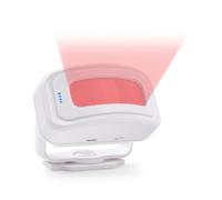 Cruxer Alarme de détecteur de mouvement, sonnette sans fil avec détecteur de mouvement pour la maison, le magasin, le magasin, le rappel des soignants pour personnes âgées, USB/batterie, vibration