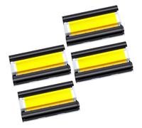 Cruxer Lot de 4 Cartouches d'encre compatibles avec Canon Selphy CP1500 CP1300 KP 10 x 15 mm pour imprimante Photo Selphy CP CP910 CP780 CP760 CP1000 CP1200