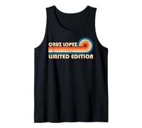 CRUZ LOPEZ Surname Retro Vintage 80s 90s Birthday Reunion Débardeur