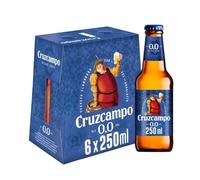 CRUZCAMPO Bière sans alcool (0,0 % vol) Lot de 6 x 25 cl BIS029