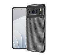 CruzerLite Coque compatible avec Google Pixel 8 Pro, texture en fibre de carbone, anti-rayures et absorption des chocs conçue pour Google Pixel 8 Pro 5G (2023) (noir carbone)
