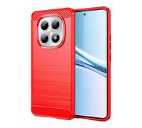 Cruzerlite Coque de Protection pour Redmi Note 15 5G - Texture en Fibre de Carbone - Anti-Rayures - Absorption des Chocs - Coque pour Redmi Note 15 5G (2025) (Rouge)