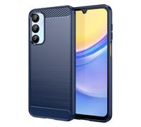 Cruzerlite Coque de protection pour Samsung Galaxy A16 4G/5G (2024) en fibre de carbone, anti-rayures, absorption des chocs, bleu