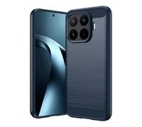 Cruzerlite Coque de protection pour Xiaomi 17T Pro - Texture en fibre de carbone - Anti-rayures - Absorption des chocs - Bleu