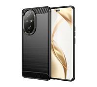 CruzerLite Coque fabriquée pour Honor 200 Pro, texture en fibre de carbone, anti-rayures et absorption des chocs, coque pour Honor 200 Pro (2024) (noir)