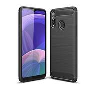Cruzerlite Coque pour Galaxy A20s, Coque pour Samsung Galaxy A20s, Design Back Cover Anti-Scratch Shock Absorption Case pour Samsung Galaxy A20s (Black)