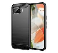 CruzerLite Coque pour Google Pixel 9A, texture en fibre de carbone, anti-rayures et absorption des chocs, conçue pour Google Pixel 9A (2025) (noir)