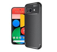 CruzerLite Coque pour Google Pixel 9A, texture en fibre de carbone, anti-rayures et absorption des chocs, conçue pour Google Pixel 9A (2025) (noir carbone)