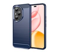 CruzerLite Coque pour Honor 400 Pro, texture en fibre de carbone, coque anti-rayures et absorption des chocs, conçue pour Honor 400 Pro (2025) (bleu)