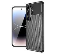 CruzerLite Coque pour Samsung Galaxy S Ultra (2026) - Texture en fibre de carbone - Anti-rayures - Absorption des chocs - Conçue pour Samsung Galaxy S Ultra (2026) (noir carbone)