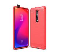 Cruzerlite Coque pour Xiaomi Mi 9T, Coque pour Xiaomi Mi 9T Pro, Back Cover Anti-Scratch Shock Absorption Case pour Xiaomi Mi 9T /9T Pro (Red)