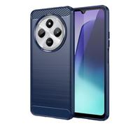 CruzerLite Coque Xiaomi Redmi 14C, texture en fibre de carbone, coque anti-rayures et absorption des chocs pour Xiaomi Redmi 14C 4G (2024) (bleu)