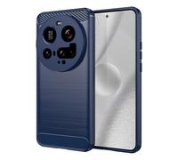 Cruzerlite Coque texturée en Fibre de Carbone Anti-Rayures et Absorption des Chocs conçue pour Xiaomi 15 Ultra (2025) (Bleu)