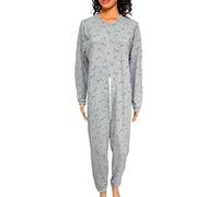 CRV PAJAMAS AND SOCKS CRAVANA - Pyjama TUTONE Sanitaire pour Personnes Âgées Homme Femme Automne Hiver Coton Chaud, Combinaison Sanitaire Fabriqué en Italie, Pyjamas Sanitaires, L