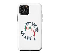 Cry a Bit Buy The Dip Crypto-Currency Trading Traders Funny Coque pour iPhone 11 Pro