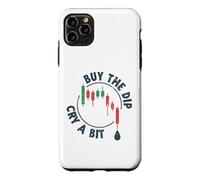 Cry a Bit Buy The Dip Crypto-Currency Trading Traders Funny Coque pour iPhone 11 Pro Max